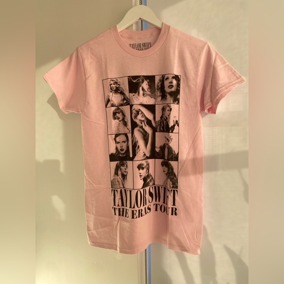 Taylor Swift Tops - Taylor Swift Eras Tour Pink T-shirt Size Small